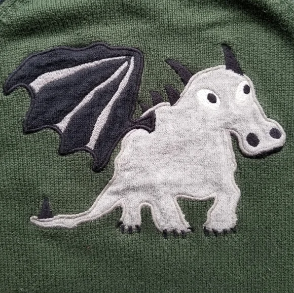 2010 vguc Gymboree 5T boys dragon sweater - Picture 8 of 8